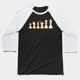 Chess Christmas Baseball T-Shirt